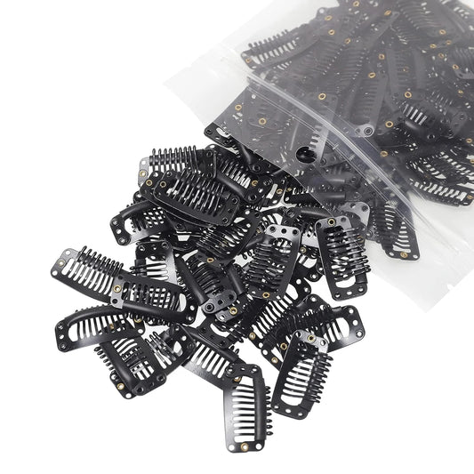 MIRAILACES™ Metal Snap Clips for Hair Extensions – 20/40 Pieces